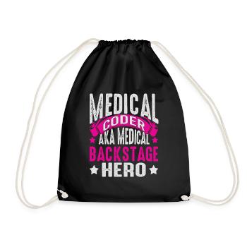 CIM 10 - Spécialiste du codage médical - Sac de sport léger - noir - Devant