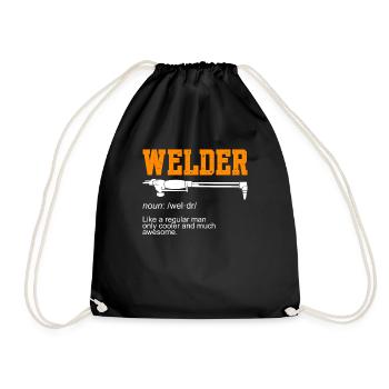 Welder Noun Welding - Turnbeutel - Schwarz - Vorne