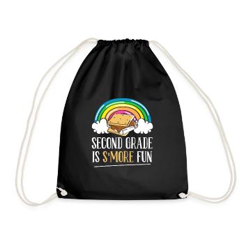 Camping Enfants Rainbow Marshmallow Second Grade S S - Sac de sport léger - noir - Devant