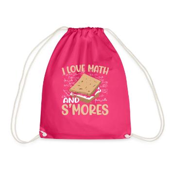 J’aime les maths et les smores drôle de campeur de guimauve sc - Sac de sport léger - fuchsia - Devant