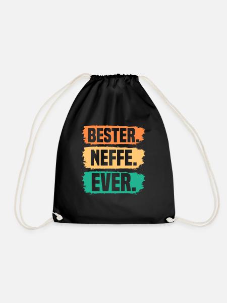 Neffe - Turnbeutel - Schwarz