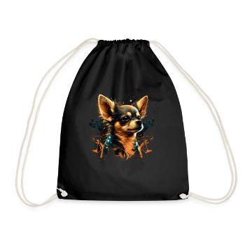 Chihuahua - Electronic Music Techno Festival - Drawstring Bag - black - Front