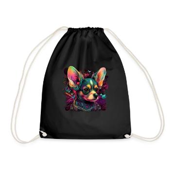 Chihuahua - Electronic Music Techno Festival - Drawstring Bag - black - Front