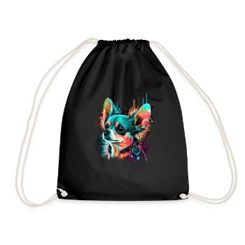Chihuahua - Electronic Music Techno Festival - Drawstring Bag - black - Front