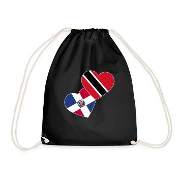 Drapeau de Trinité-et-Tobago - Sac de sport léger - noir - Devant