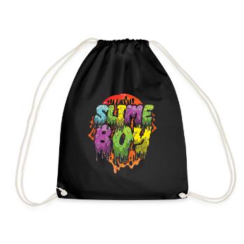 Slime Boy Slime Lover Colorful Slime Crafts Art - Sac de sport léger - noir - Devant