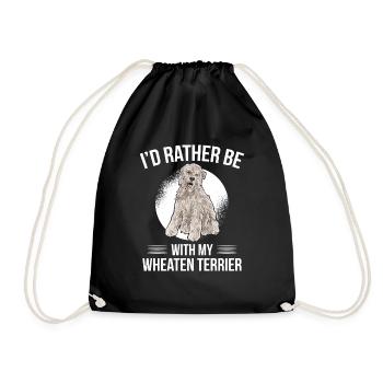 Irish Soft Coated Wheaten Terrier - Turnbeutel - Schwarz - Vorne