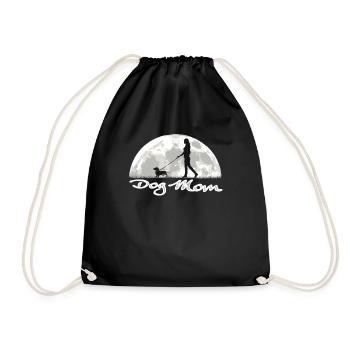 Teckel de race de chien pour les amoureux des chiens - Sac de sport léger - noir - Devant
