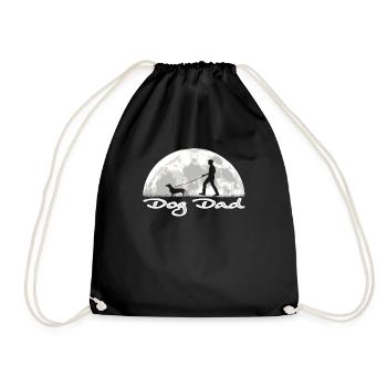 Teckel de race de chien pour les amoureux des chiens - Sac de sport léger - noir - Devant