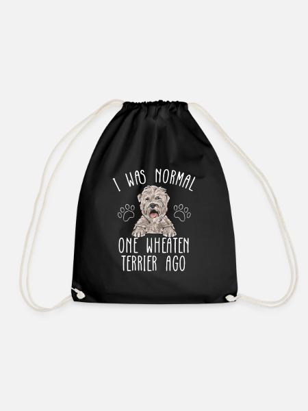 Irish Soft Coated Wheaten Terrier - Turnbeutel - Schwarz