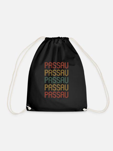 Passauerin Passauer Passau - Turnbeutel - Schwarz