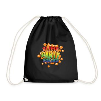 Slime Squad Slime Kid Buntes Schleimhandwerk - Turnbeutel - Schwarz - Vorne