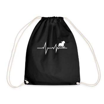 Dog Chihuahua Dog Owner Gechenkidee - Drawstring Bag - black - Front