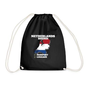 Pays-Bas Voyage Pays-Bas - Sac de sport léger - noir - Devant