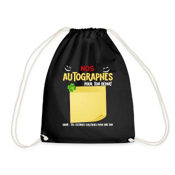 Autographes Collègues Signature Des Meilleurs - Sac de sport léger - noir - Devant