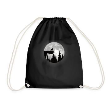 Chien Chihuahua Propriétaire de chien Gechenkidee - Sac de sport léger - noir - Devant