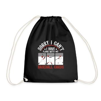 C’est drôle que j’ai des plans avec mes cartes de baseball Collecto - Sac de sport léger - noir - Devant