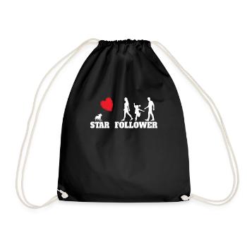 Chien Chihuahua Propriétaire de chien Gechenkidee - Sac de sport léger - noir - Devant