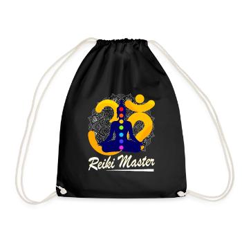Maître Reiki Japon - Sac de sport léger - noir - Devant
