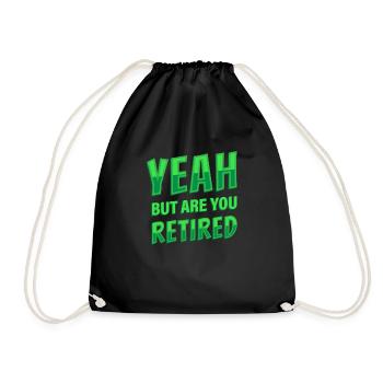 Pensioners Pension Pensioners - Drawstring Bag - black - Front