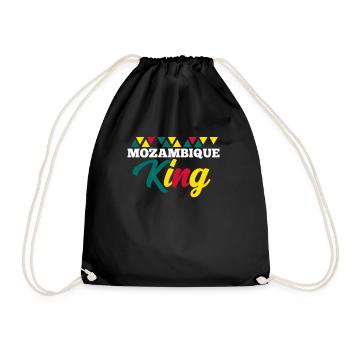 Mozambique - Drawstring Bag - black - Front