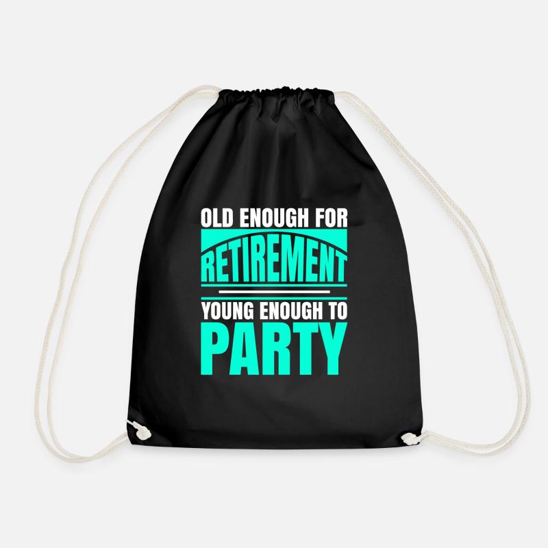 Rentner Rente Party - Turnbeutel - Schwarz