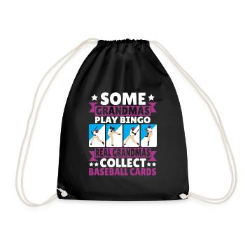 Grandmas Collect Baseball Cards Trader Women Grand - Sac de sport léger - noir - Devant