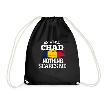 Épouse du Tchad - Sac de sport léger - noir - Devant