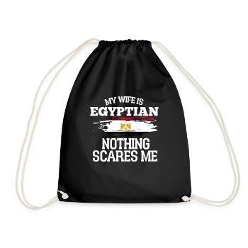 Egypte Épouse - Sac de sport léger - noir - Devant