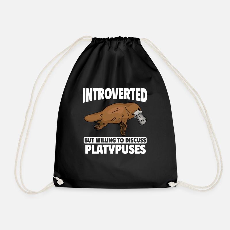Platypus Schnabeltier - Turnbeutel - Schwarz