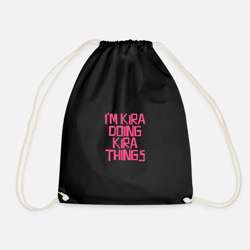 I'm Kira doing Kira things - Turnbeutel - Schwarz