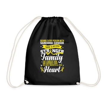 Sarcoma Support - Drawstring Bag - black - Front