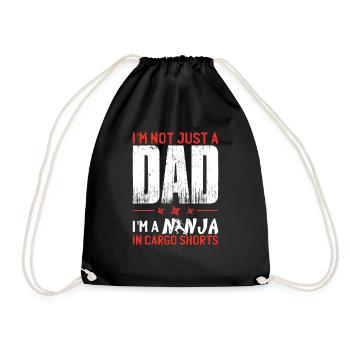 Pops Gift For Men - Drawstring Bag - black - Front