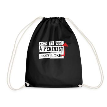 Féministe ressemble à Droits Femmes Égalité - Sac de sport léger - noir - Devant