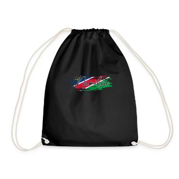 Namibia - Drawstring Bag - black - Front