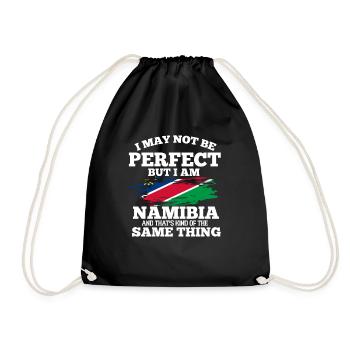 Namibia - Drawstring Bag - black - Front