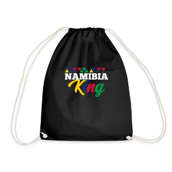 Namibia - Drawstring Bag - black - Front