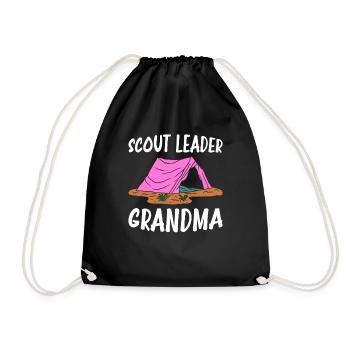 Scout Leader Grandma Scout Leader - Turnbeutel - Schwarz - Vorne
