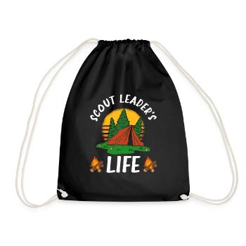 Scout Leader's Life - Turnbeutel - Schwarz - Vorne