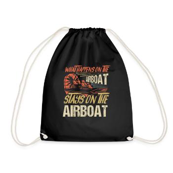 Ce qui se passe sur l’hydroglisseur reste sur l’hydroglisseur S - Sac de sport léger - noir - Devant
