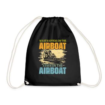 Ce qui se passe sur l’hydroglisseur reste sur l’hydroglisseur C - Sac de sport léger - noir - Devant