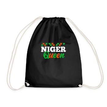 Niger - Turnbeutel - Schwarz - Vorne