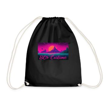 Soirée à thème des années 80 C’est mon costume des années 80 - Sac de sport léger - noir - Devant