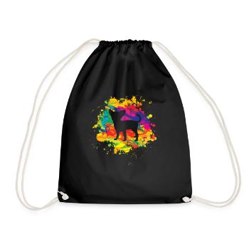 Chien Chihuahua Propriétaire de chien Gechenkidee - Sac de sport léger - noir - Devant