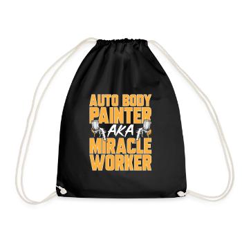Body Painter Car Painter Painter - Sac de sport léger - noir - Devant