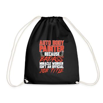 Body Painter Car Painter Painter - Sac de sport léger - noir - Devant
