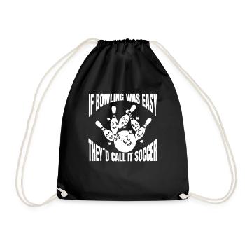 Skittles Club Bowling Skittles Bowler Bowling Club - Sac de sport léger - noir - Devant