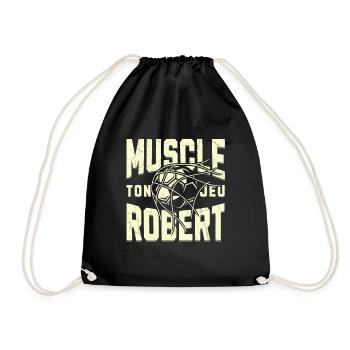 muscle ton jeu robert réplique aimé jacquet foot - Sac de sport léger - noir - Devant