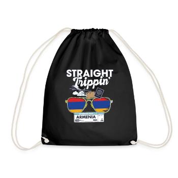 Straight Trippin' Armenia Vacation Tour Voyage - Sac de sport léger - noir - Devant