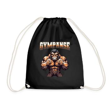 Pizza Lover Young Girl Anime Manga Pizza - Sac de sport léger - noir - Devant